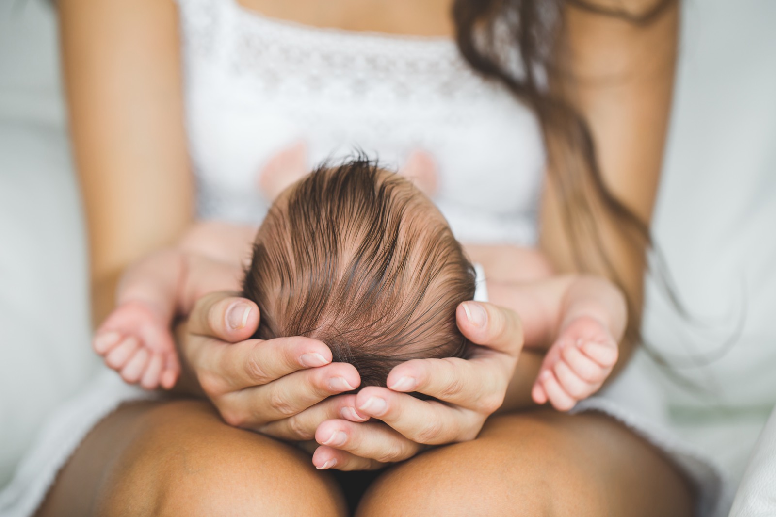 A newborn in their first days